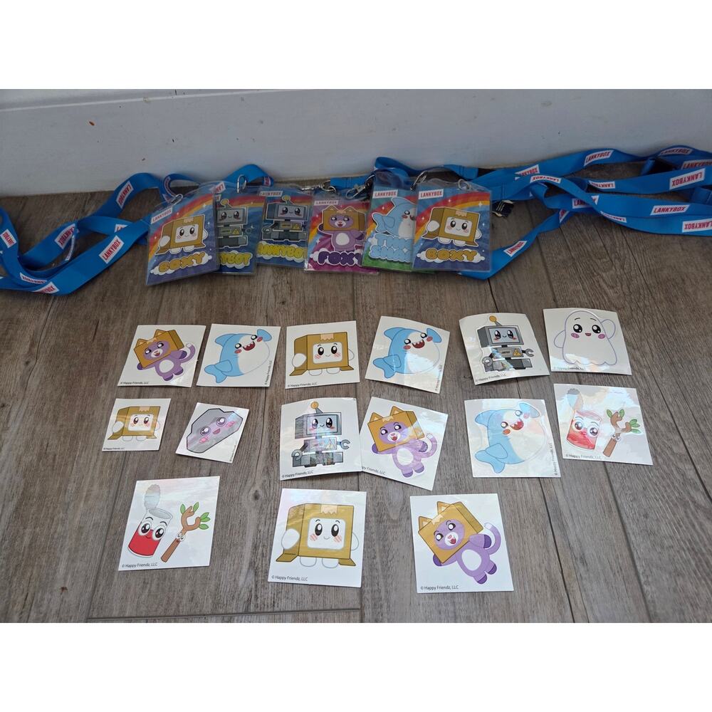LankyBox Lanyard & Sticker Mega Lot